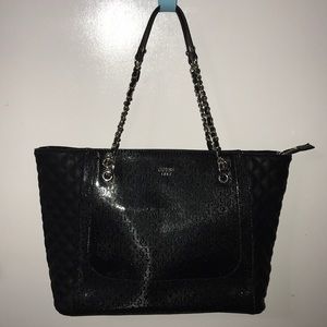 Black Chain Guess Shoulder Bag